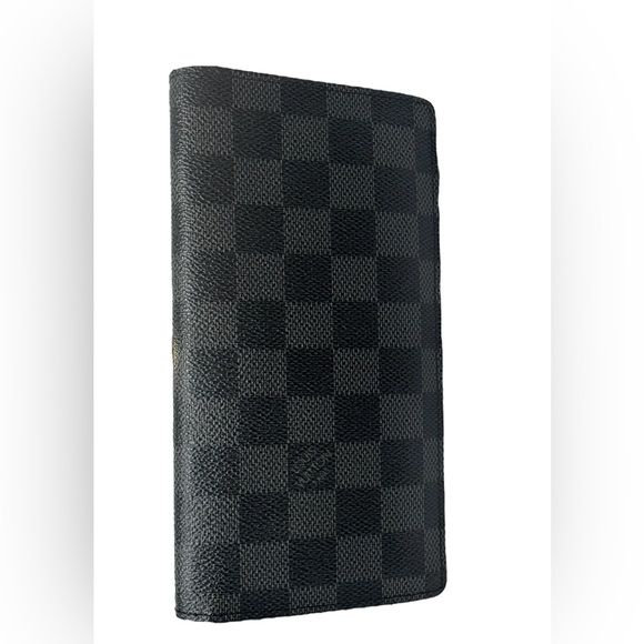 ✨🛍️ Louis Vuitton Damier Graphite Brazza Wallet - Picture 1 of 3